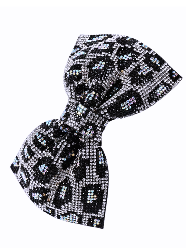 Mizzi Black LEO Glitter Bow