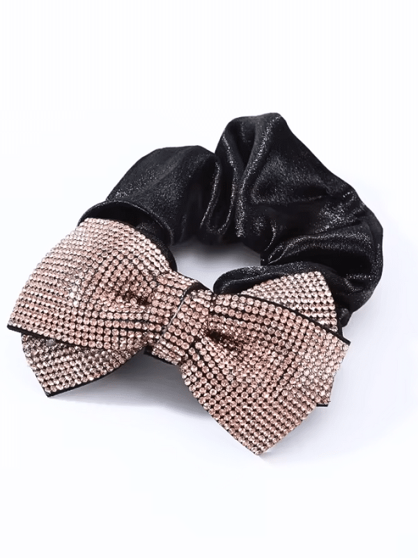 Gigi Scrunchie Blossom Glitter Bow